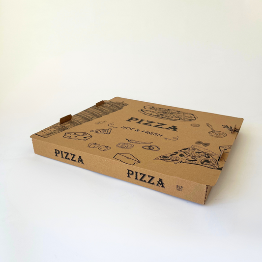 40x40x4 Hot & Fresh Pizzalaatikko FIN 50 kpl